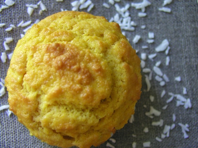 Kornfrie kokosmel muffins