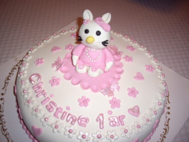 Hello Kitty kake til Christine;-)