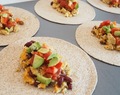 Healthy breakfast burritos