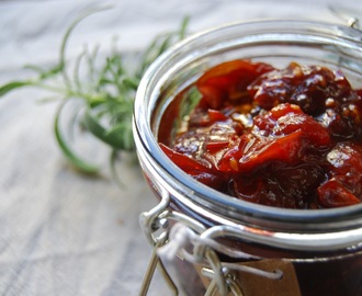 Roasted Chevre with Home Made Cherry Tomato Marmelade...