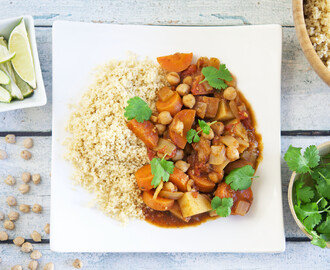 Marokkansk grønnsaksgryte med couscous