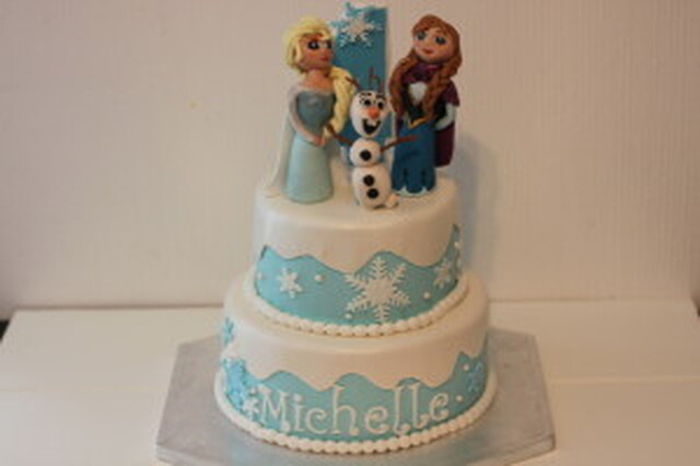 Frozen kake til Michelle