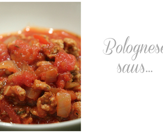 Bolognese saus...