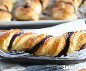 Verdens beste sjokoladeruller (Chocolate Twists)