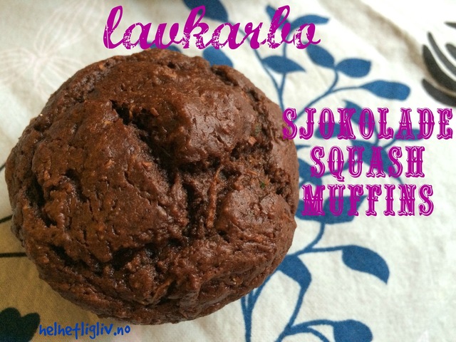 Sjokolade squash muffins - lavkarbo, sukkerfri