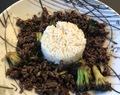 Koreansk biff med ris