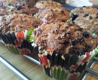 Rocka Speltmuffins med fiber og gulrot!