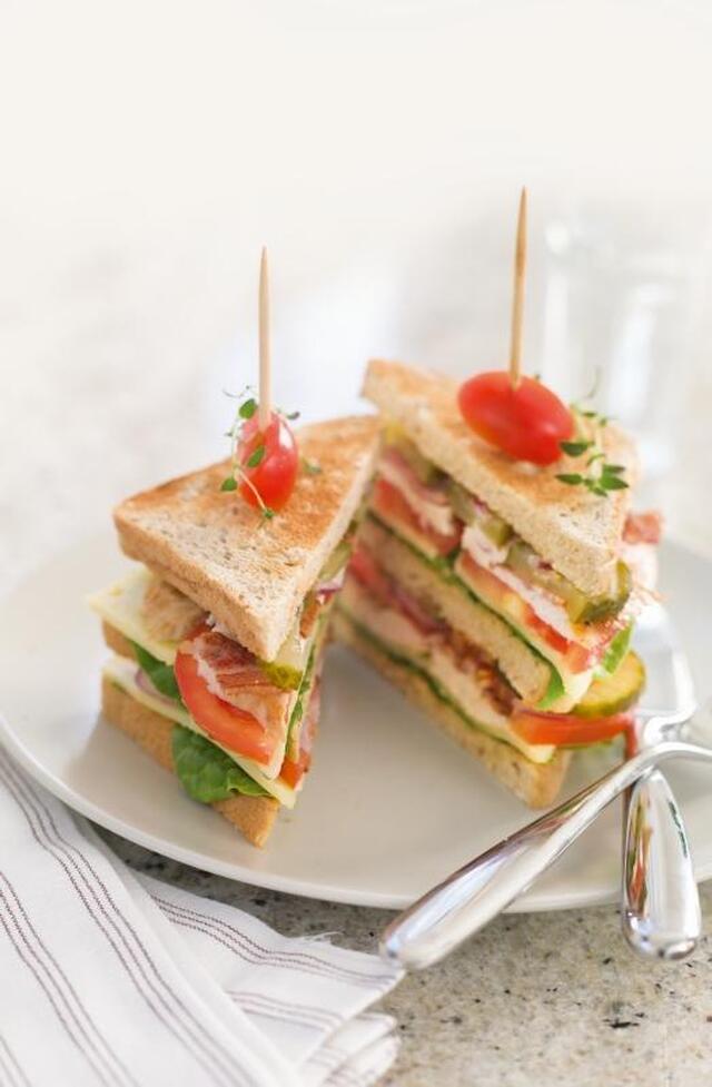 Club Sandwich med Norvegia