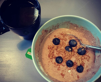 Smaksfull, fyldig proteinmousse