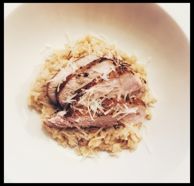 Enkel og rask risotto med kylling