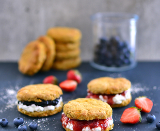 Grove scones med søtpotet