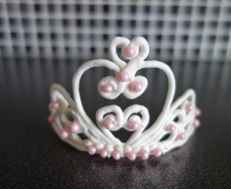 Tiara i royal icing