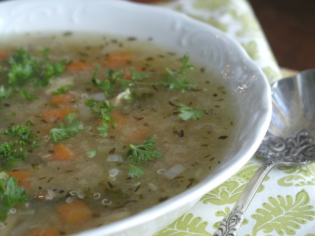 Kalkunsuppe med quinoa