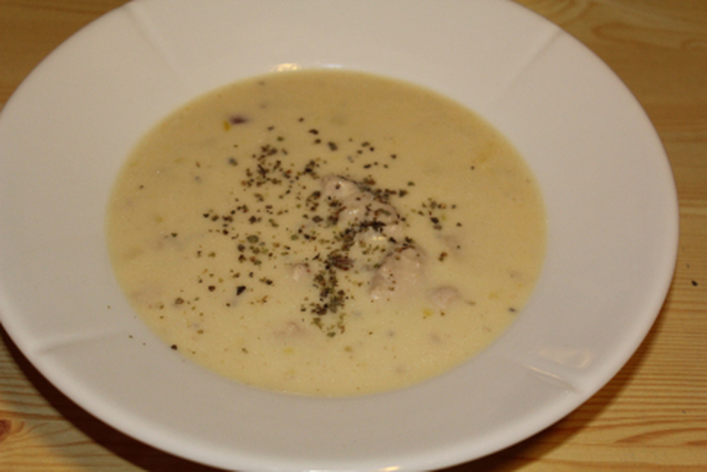 Kremet kyllingsuppe