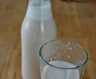 Egen mandelmjölk/mandelmelk