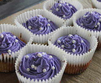 LCHF LAVENDEL CUPCAKES