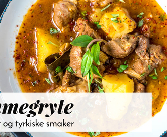 Lammegryte med potet og tyrkiske smaker