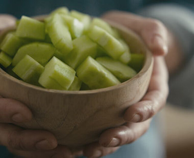 Gul tomatgazpacho