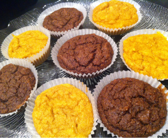 Muffins lavkarbo - 1 kakedeig, 3 ulike smaker