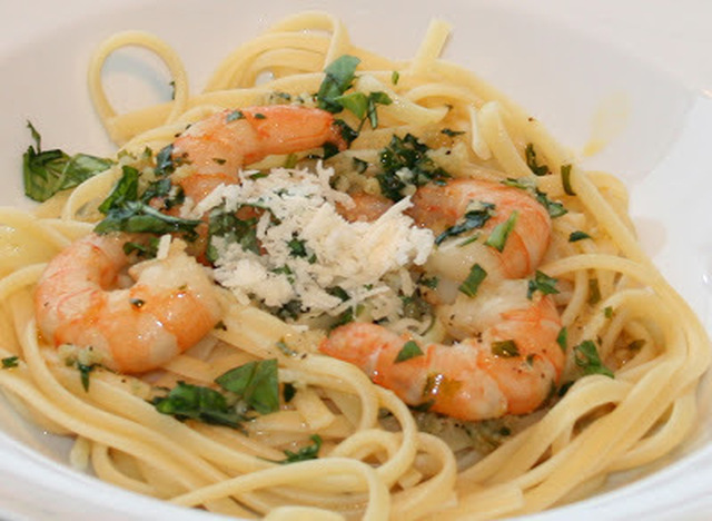 Pasta Linguine med Scampi