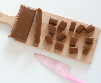 Chocolate dipped vanilla caramel