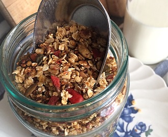 GRANOLA MED HONNING OG APPELSIN