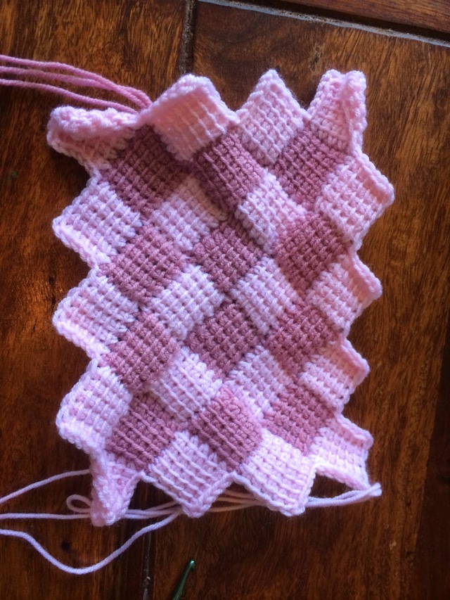 Entrelac Babyteppe