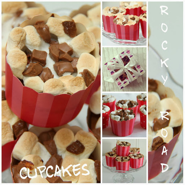 Rocky Road cupcakes