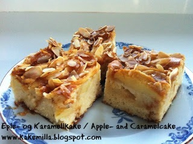 Eple- og Karamellkake / Apple- and Caramelcake