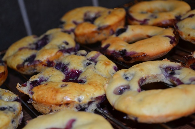 BLUEBERRY DONUTS