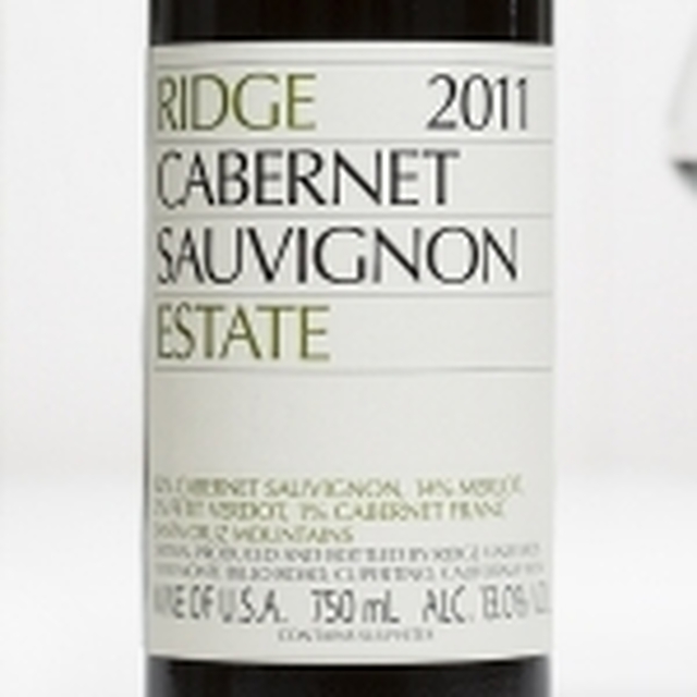 Ridge Cabernet Sauvignon Estate 2011