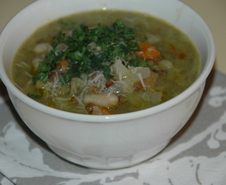 Ribollita - grønnsaksuppe fra Toscana