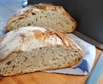 Eltefritt brød/ No-knead bread