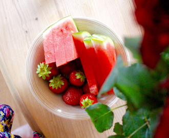 Watermelon & Strawberries
