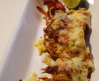 Min gratinerte hummer - Lobster Thermidor