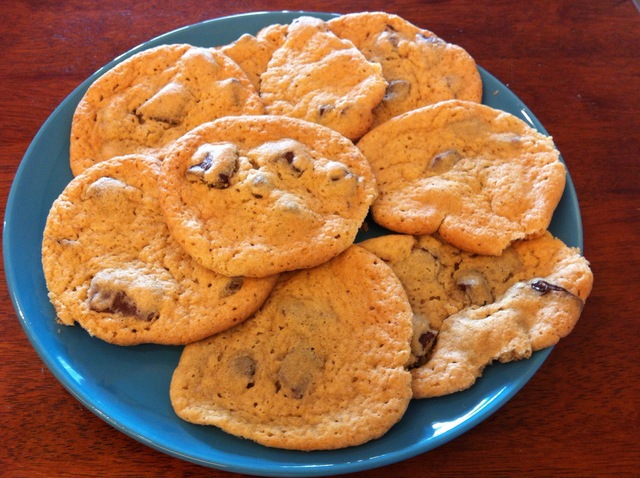 Glutenfrie choclate chip cookies