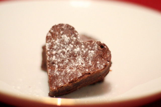 Valentines – Brownie hjerter med chili