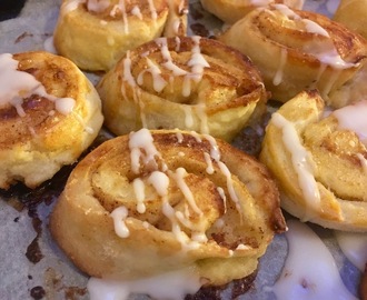 Glutenfrie luftige kanelboller