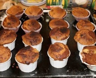 Chocolate Chip Cookie Dough Cupcakes with Espresso Buttercream Frosting