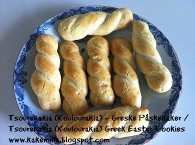 Tsourekakia (Koulourakia) - Greske Påskekaker / Tsourekakia (Koulourakia) Greek Easter Cookies