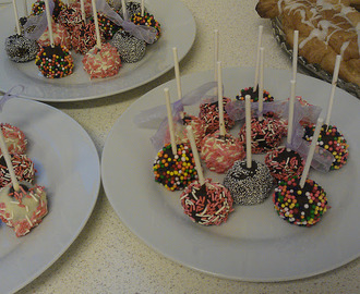 Sjokolade-cake pops