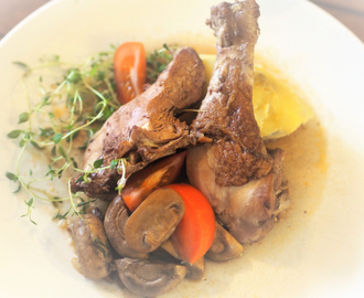 Coq au vin - Fransk gryterett!