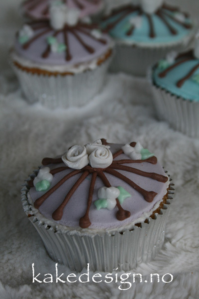 Cupcakes- romantisk stil