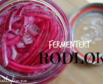 Fermentert rødløk