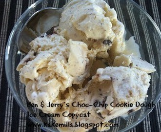 Ben & Jerry's Choc-Chip Cookie Dough Ice Cream Copycat