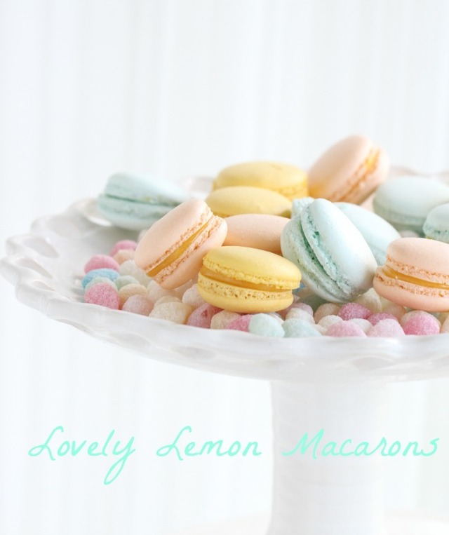 Lovely Lemon Macarons, plus Follow your passion with passion4baking.com og vinn en assistent kjøkenmaskin