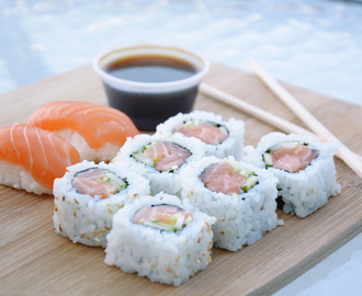 Sushi & donuts for lunch