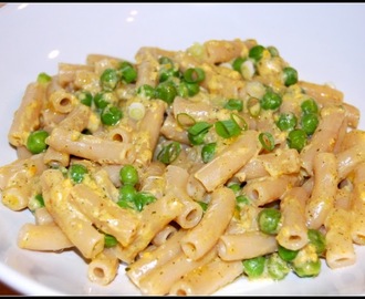 Pasta Penne med Erter og Parmesan