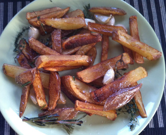 Luksuspoteter med Urter og Hvitløk på Italiensk / Luxurious Fried Potatoes with Herbs & Garlic Italian Style