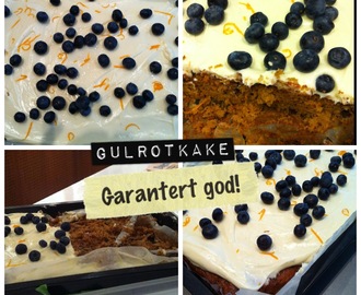 Gulrotkake med sunne godsaker